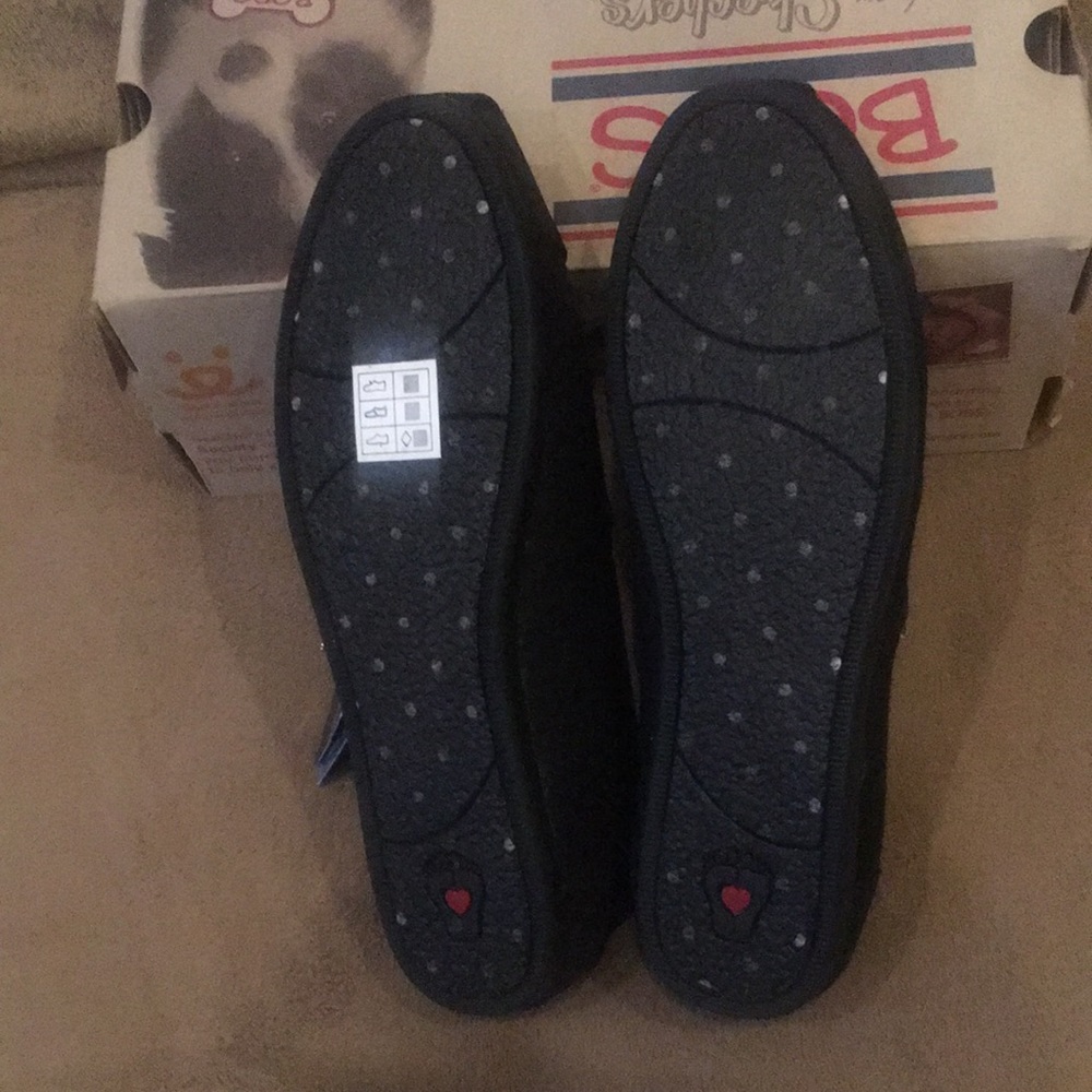 COPY - Bobs from Skechers black canvas flats size…